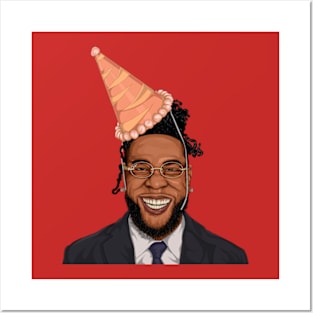 burna boy t-shirt Posters and Art